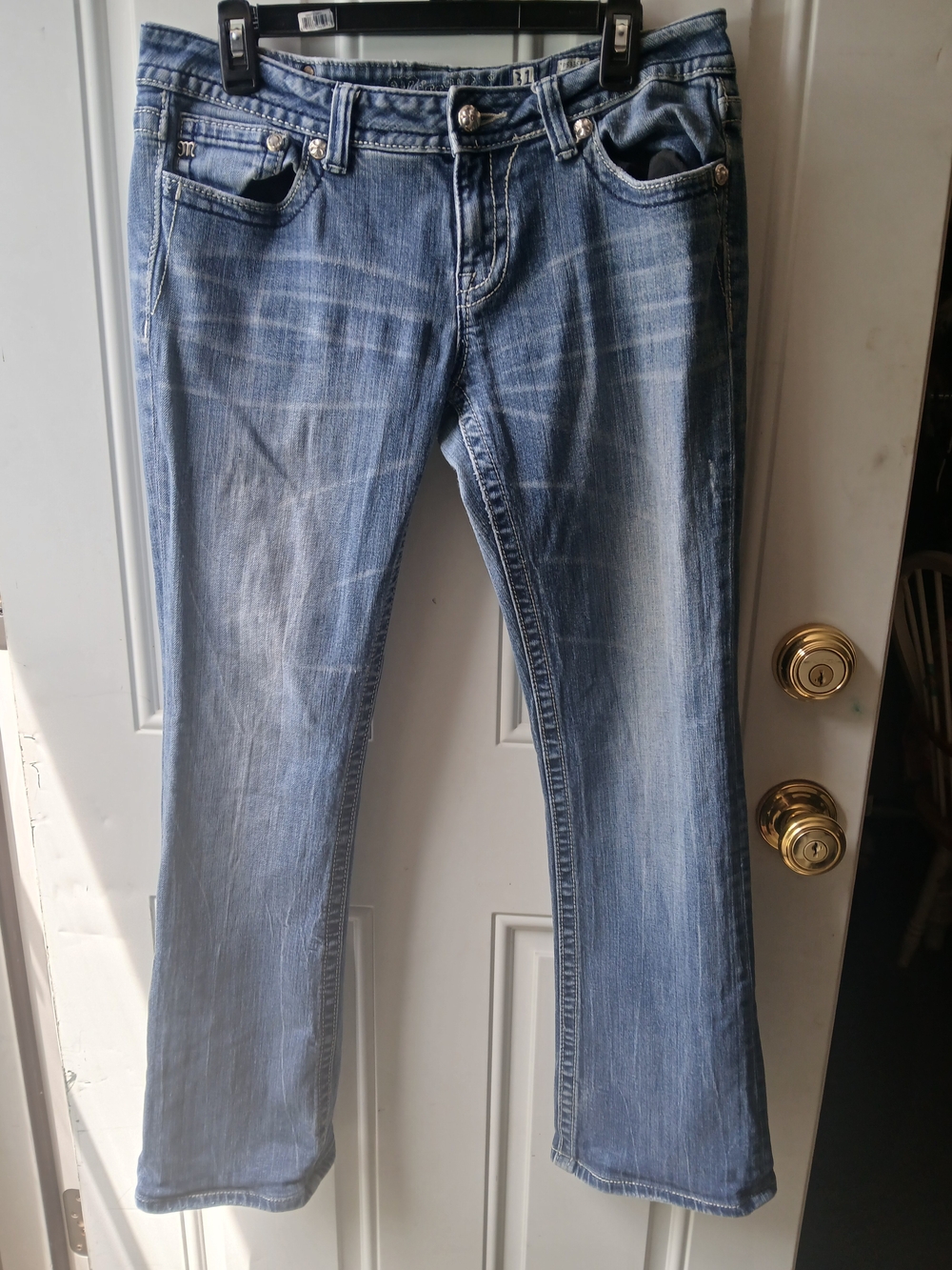 Miss Me Blue Women's Bootcut Jeans - Classic Light Wash